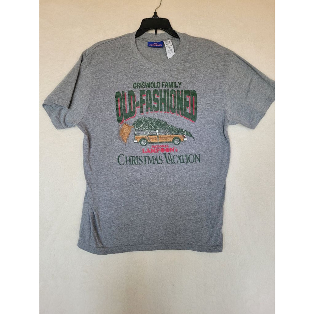 Men's National Lampoon Christmas Vacation T-Shirt Medium, Gray